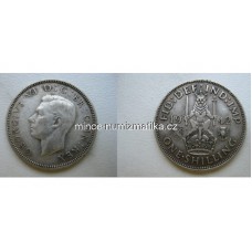 one shilling 1942 Anglie